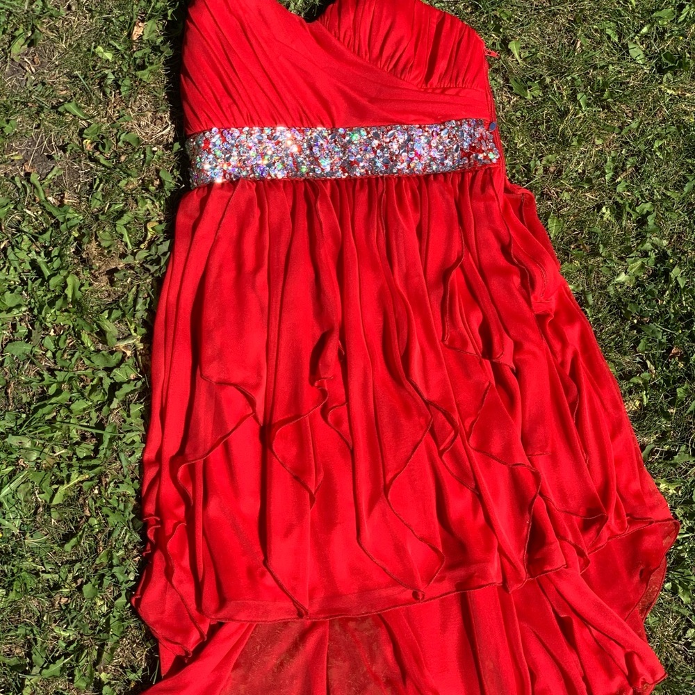 Red Prom Dress - Picture 2 of 4